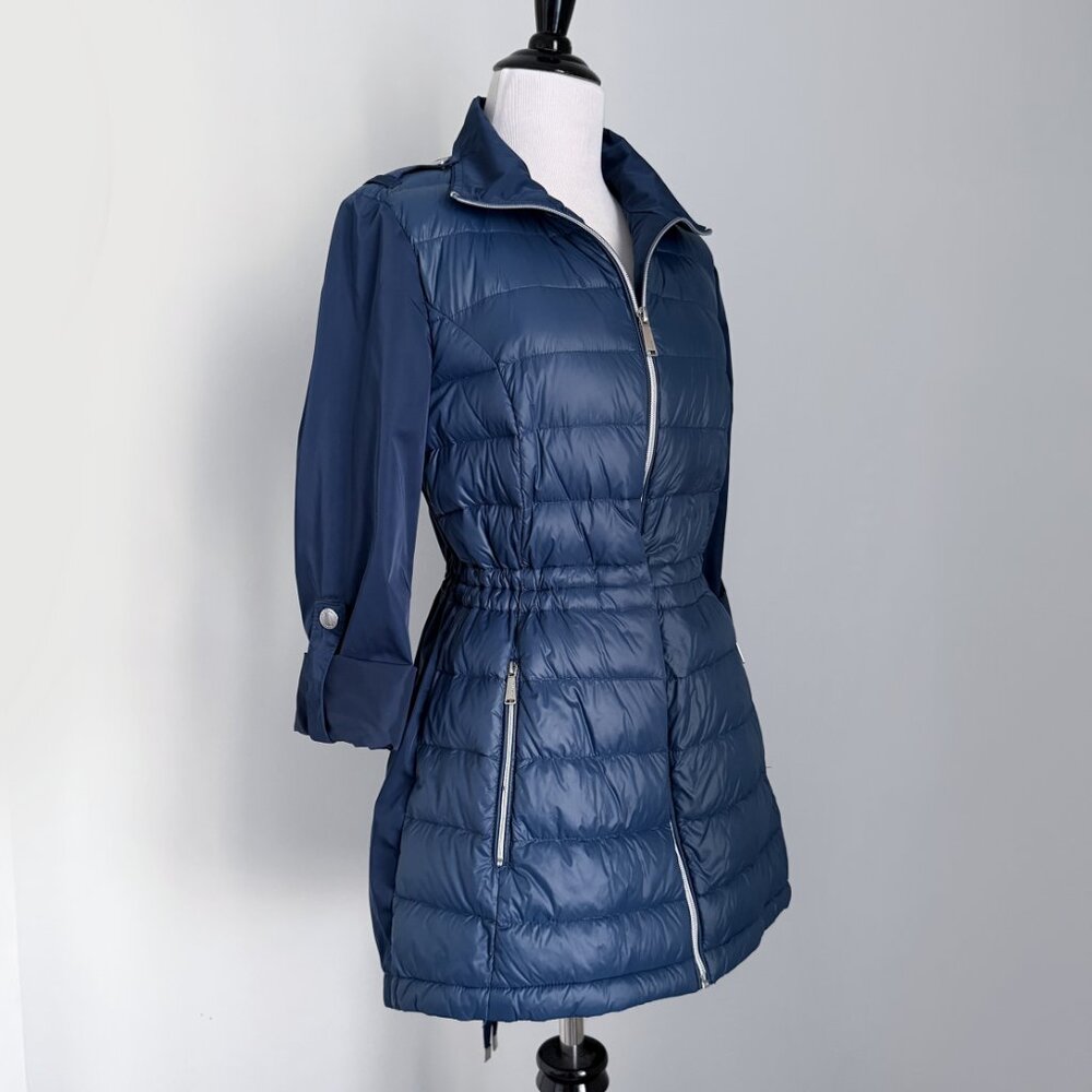 BCBG windbreaker puffer hybrid parka jacket